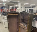 Vitra Dorsal Open Ark Staplelstuhl Vintage Stoff-rot